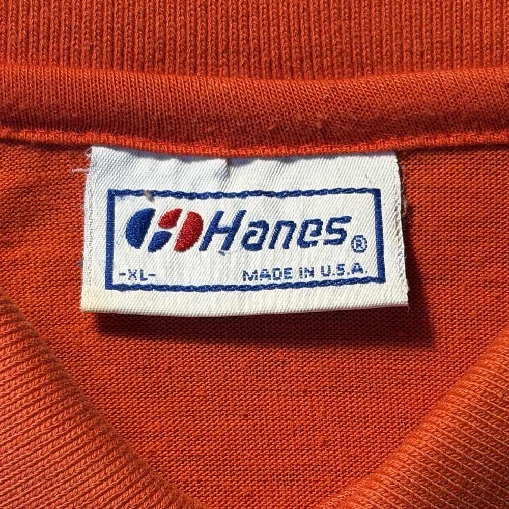 Vintage Hanes Fire Dept Polo XL Red Silverdale FD Shirt - Picture 3 of 6